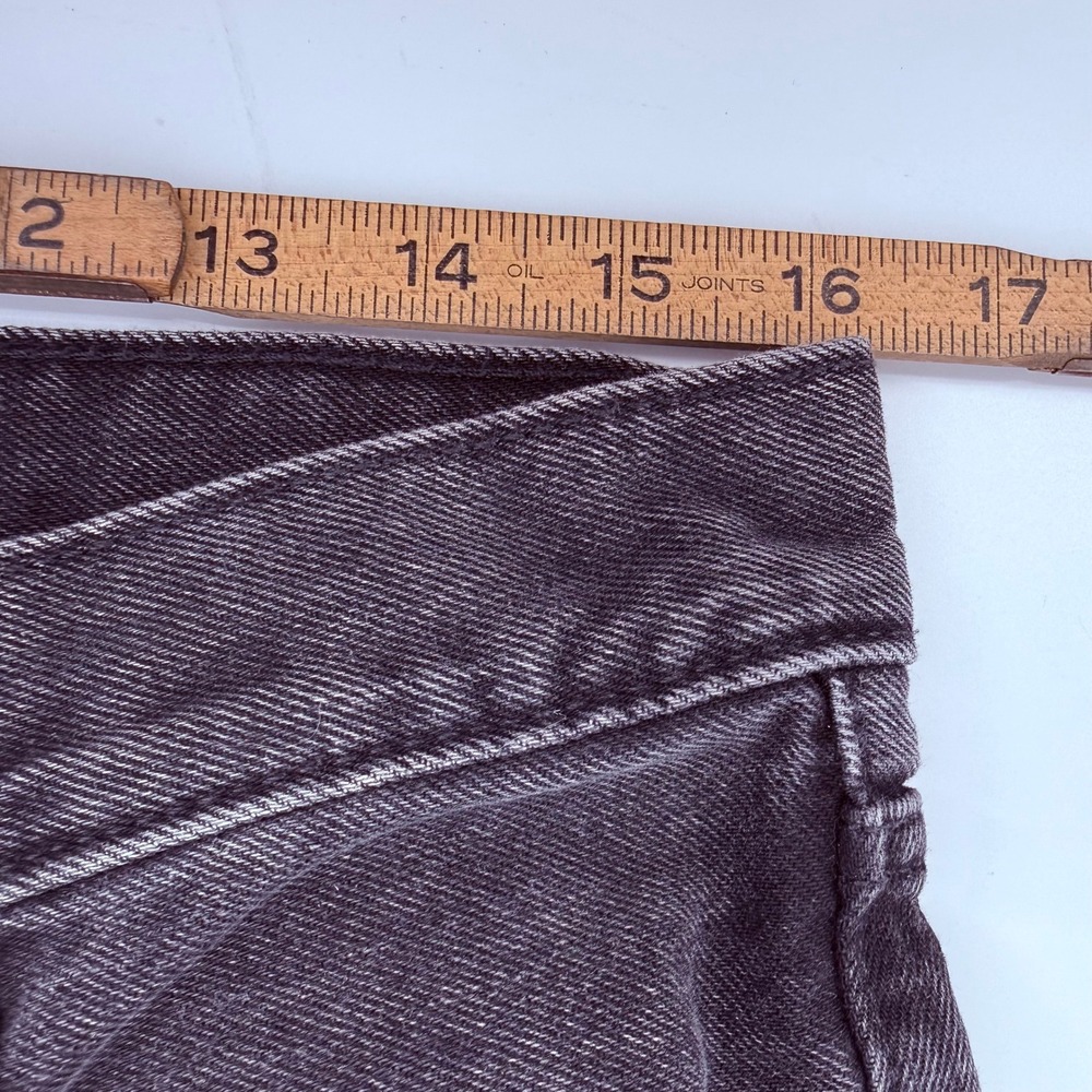 Express Wide Leg Jeans Womens 10R Black Excellent High Rise Conscious Edit - Picture 6 of 8